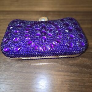 Purple Clutch Purse